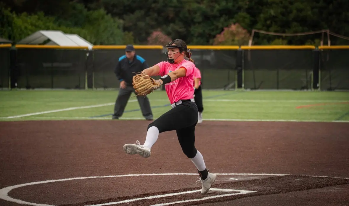 Sarah pitching