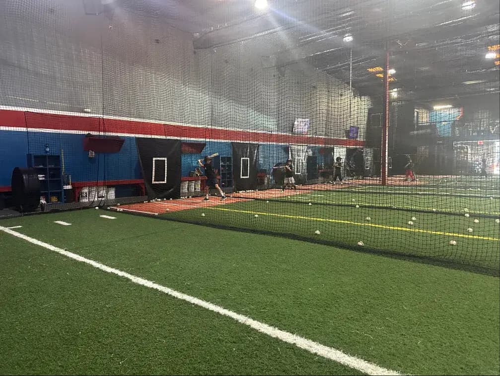 Hitting in cage
