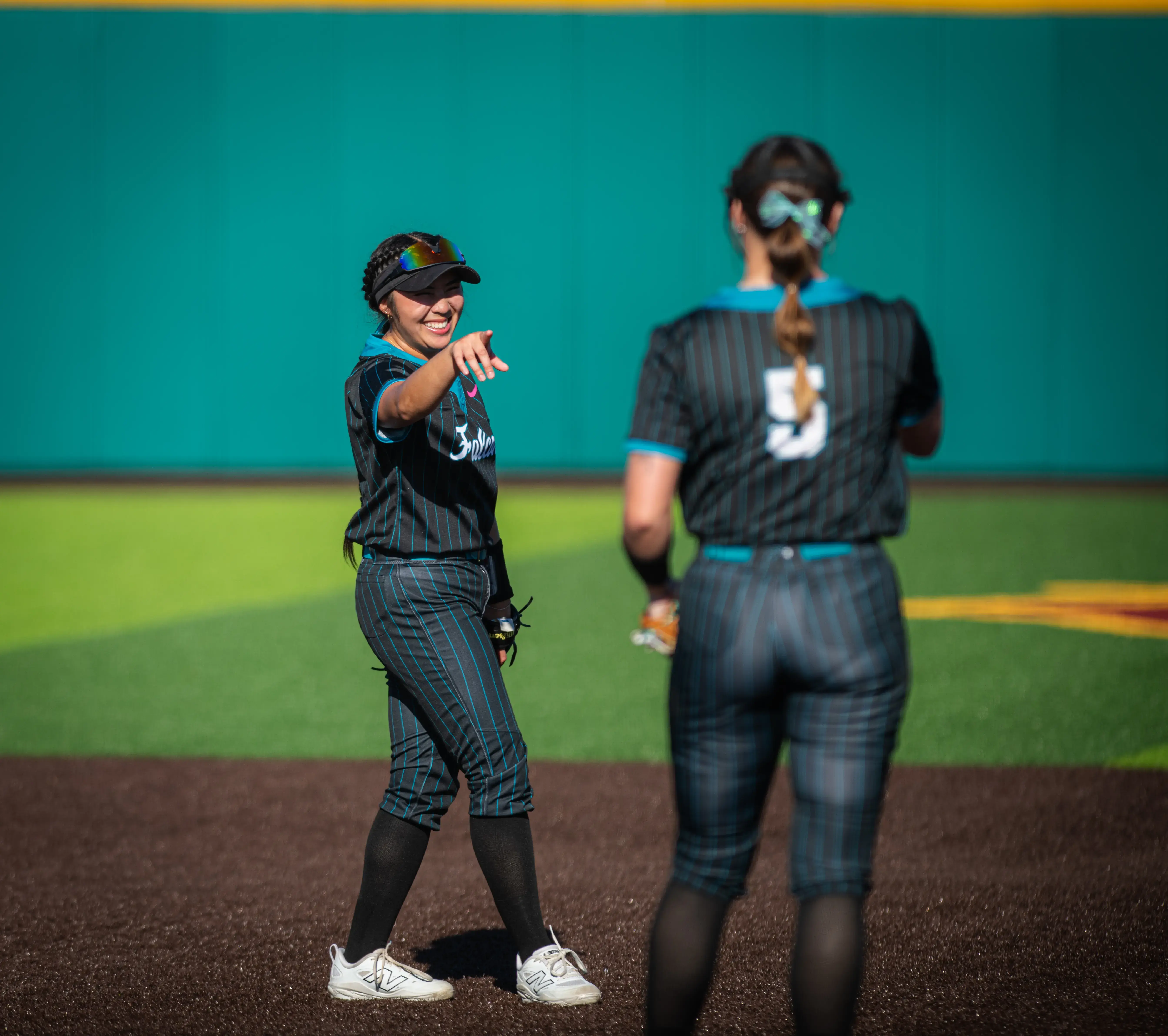 Softball smile